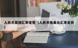 人民币英镑汇率走势（人民币换美元汇率走势）