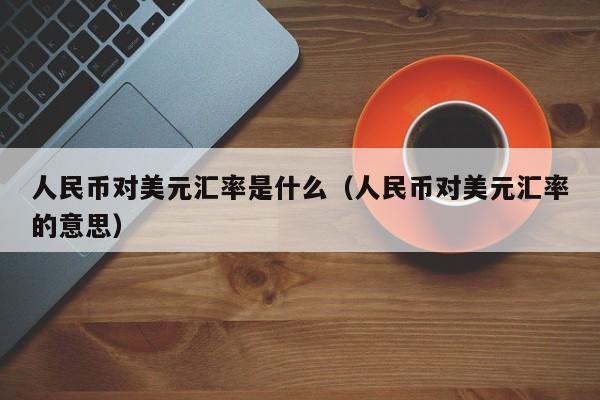 人民币对美元汇率是什么（人民币对美元汇率的意思）-图1